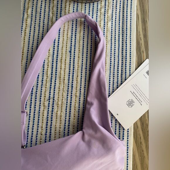 ATHLETA Square Neck Bra Cup Bikini Top Lavender Sz 40D NWT - Picture 12 of 14